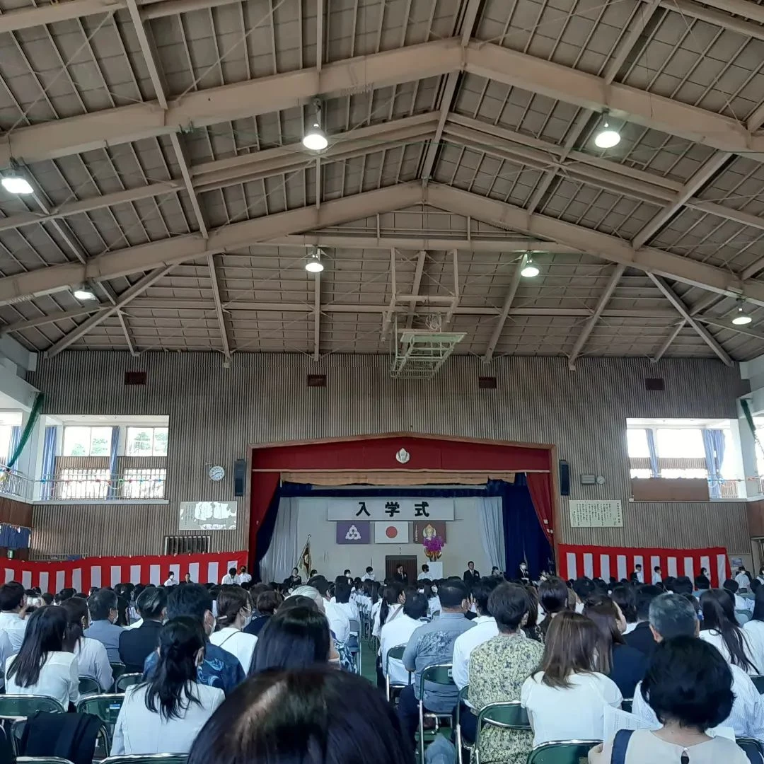 娘の中学校の入学式でした。