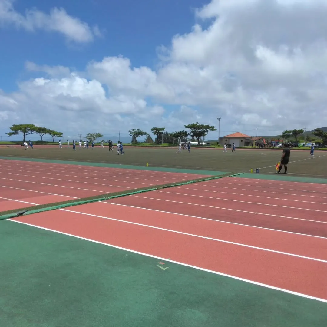 2025年7月22日、恩納村赤間人工芝グラウンドにて中体連県...